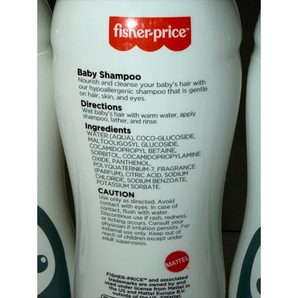 Fisher-Price Hello Bathtime Baby Shampoo Hypoallergenic 10oz 4 Pack Penguin‎ Lot